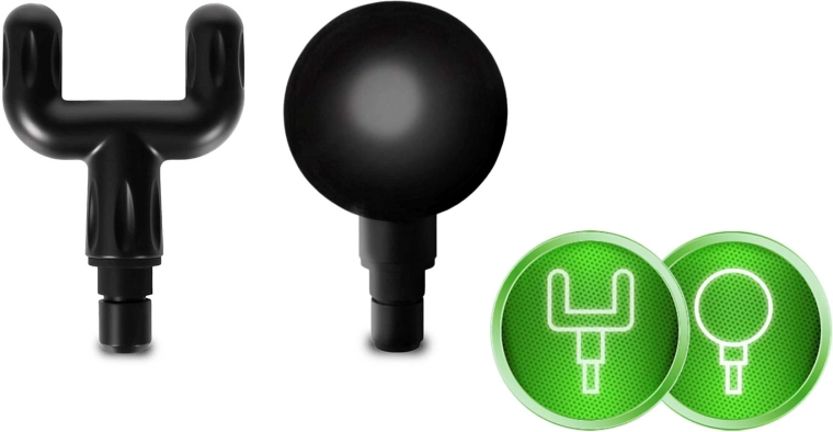 6 głowic do celowanego masażu całego ciała