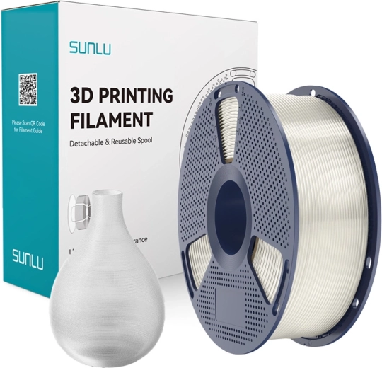 Filament PETG Sunlu – Przezroczysty