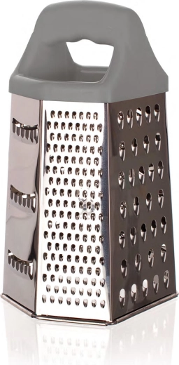 Sześciostronna nierdzewna tarka 22,5 cm Culinaria Grey