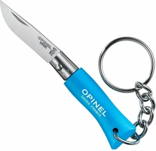 Opinel N°02 VRI keyring cyan – kieszonkowy nożyk na brelok do kluczy