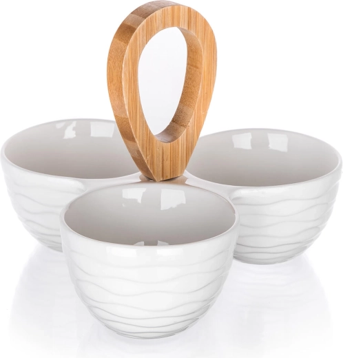 Łatwe przenoszenie dzięki bambusowemu uchwytowi