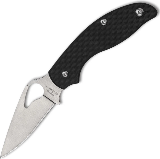 Byrd Tern kieszonkowy nóż składany 7 cm, satin, czarny, G10