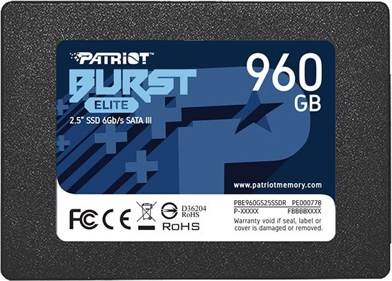 Pojemność 960 GB na system i dane