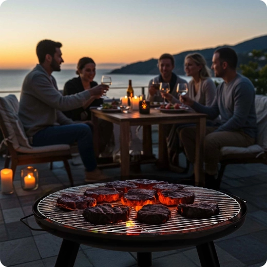 Ruszt do szybkich przekąsek z grilla