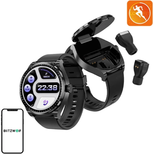 BlitzWolf BW-HW1 inteligentny zegarek (czarny)