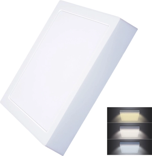 Solight natynkowy LED mini panel kwadratowy CCT 24 W 1800 lm