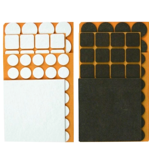 Samoprzylepne filcowe podkładki pod meble do ochrony podłóg