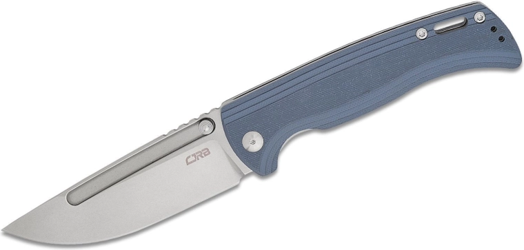 Nóż składany CJRB Resource 10,6 cm, stonewash, szare G10