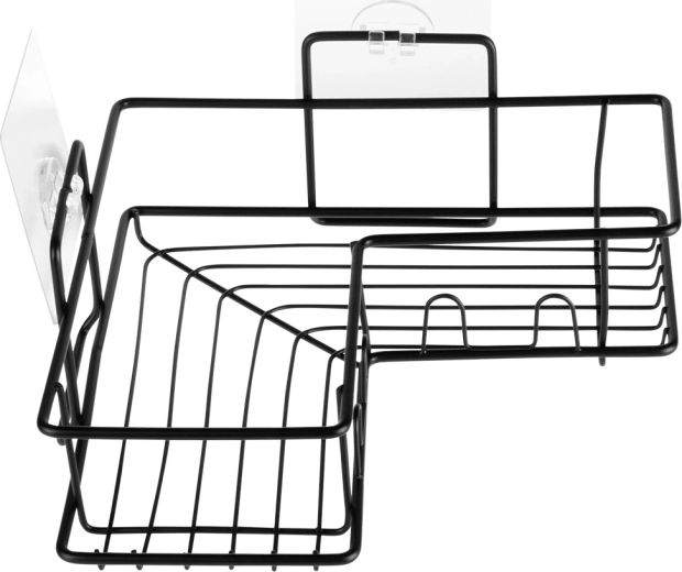 Przemyślane narożne rozwiązanie z haczykami