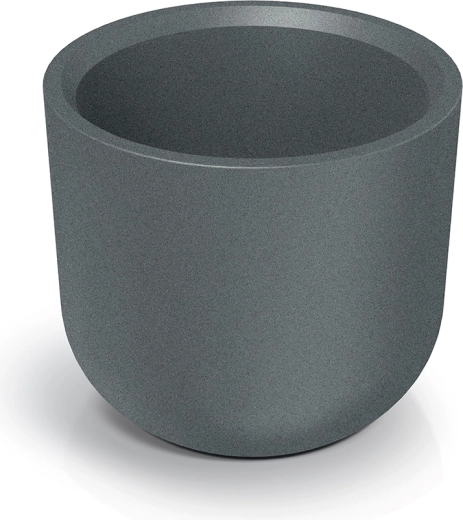 Donica Molta Round High 60 cm granitowy szary
