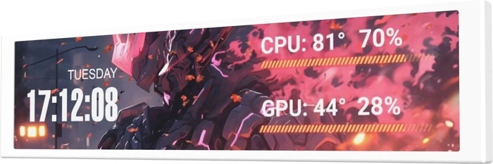 Darkflash V92 9,2" IPS monitor biały