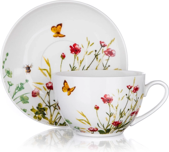 Delikatny kwiatowy design MEADOW