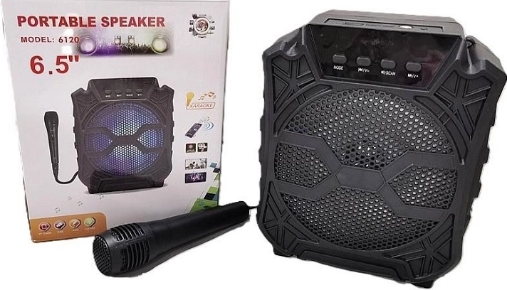 Głośnik karaoke z mikrofonem