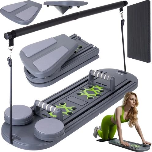Wielofunkcyjna deska pilates TRIZAND z uchwytami 97 × 35 cm
