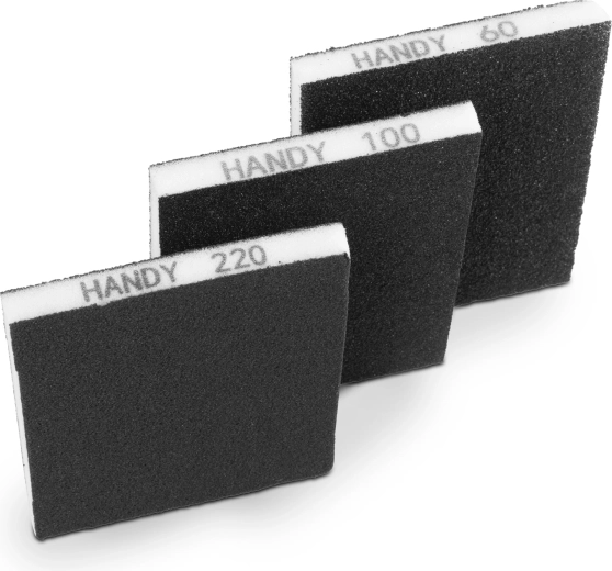 Zestaw gąbek ściernych 125 × 100 × 12 mm, 3 szt.