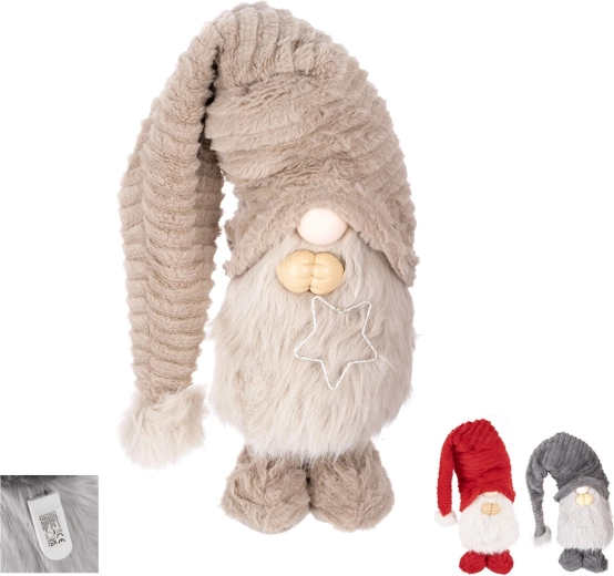 Świecący pluszowy skrzat 82 cm (mix 3 wariantów)