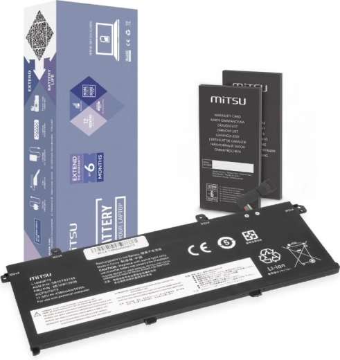 MITSU bateria do Lenovo ThinkPad T490/T495/P43s/P14s 4350 mAh 50 Wh 11,55 V