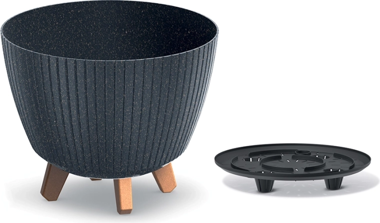 Donica Lamia Eco Wood 28,8 cm antracyt