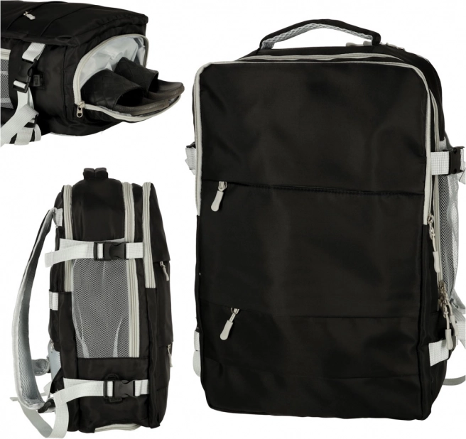 Wodoodporny plecak podróżny z portem USB do samolotu