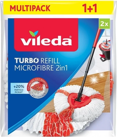 Zapasowe głowice do mopa obrotowego TURBO 2w1, 2 szt.