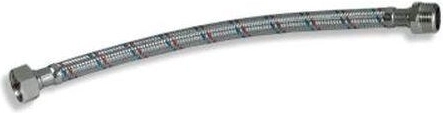 Elastyczny wąż przyłączeniowy ze stali nierdzewnej 3/8" x 3/8" 50 cm