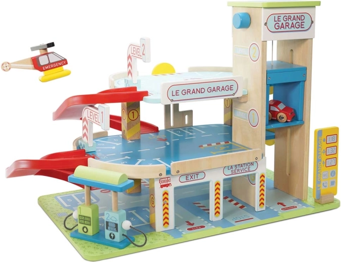 Le Toy Van drewniany wielopoziomowy garaż Le Grand Garage