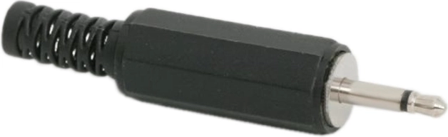 Wtyk mono jack 2,5 mm z ochroną przed złamaniem