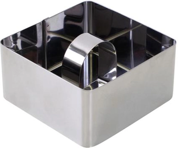 Kwadratowa forma do żywności ze stali nierdzewnej Toro 8 cm