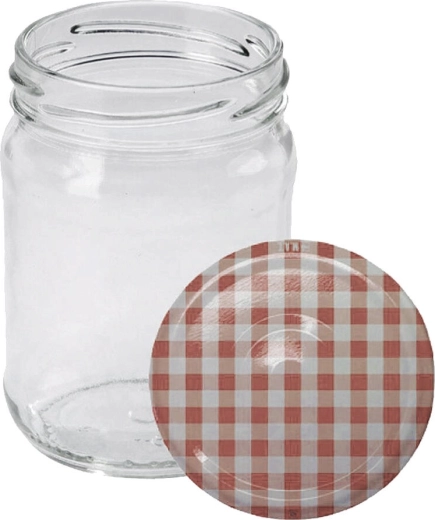 Słoiki do przetworów 250 ml TWIST 66 z wieczkami KANAFAS (10 szt.)