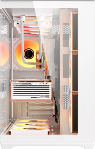 Panoramiczny design 270° z hartowanego szkła