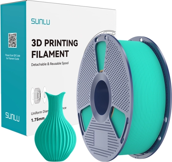 Sunlu PLA Classic miętowy – filament 1,75 mm, 1 kg