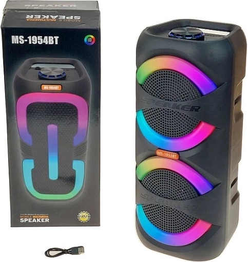 Przenośny głośnik Bluetooth MS-1954BT z podświetleniem RGB