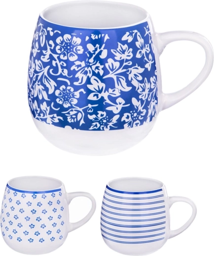 Ceramiczny kubek Blue design 580 ml mix