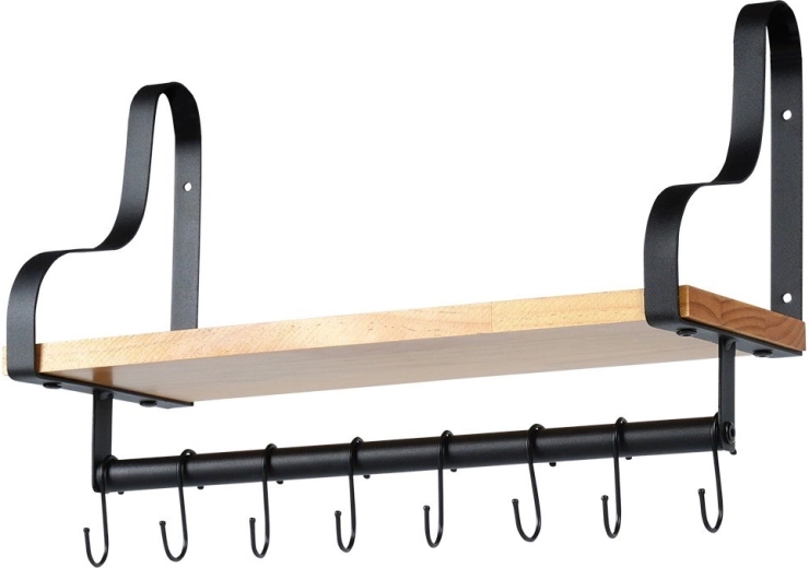 Solidne połączenie metalu i naturalnego drewna