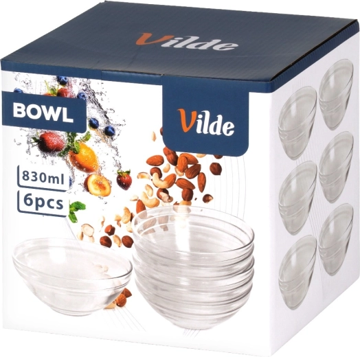 6× miska 830 ml do uniwersalnego serwowania