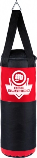 Dziecięcy worek bokserski DBX Bushido 60 cm, 7 kg – czerwony