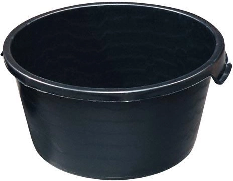 Okrągły korytko/mieszalnik 65 l z plastiku z recyklingu