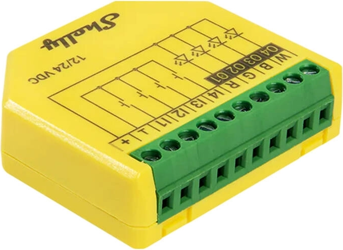 Sterownik taśm LED Shelly Plus RGBW PM