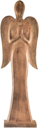 Anielska dekoracja z drewna mango 78 cm