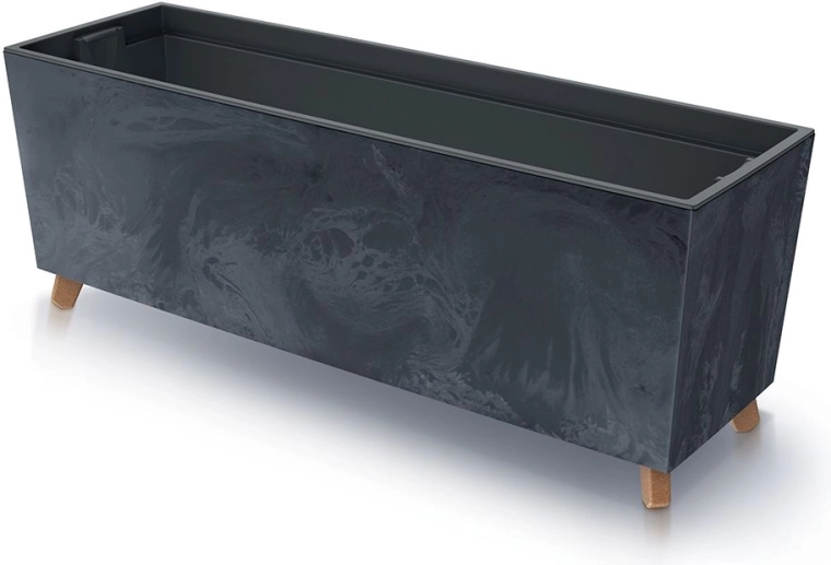 Skrzynka URBI CASE efekt betonu antracyt 77 cm z wkładem