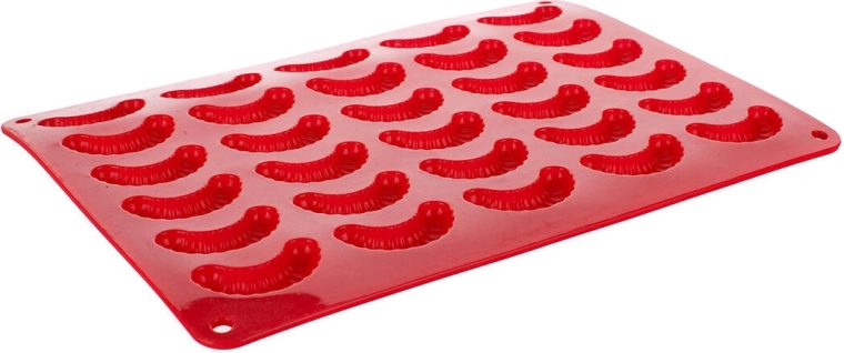 Silikonowa forma do rogalików Culinaria Red 30 szt.