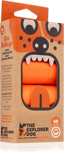 Explorer Dog ekologiczne woreczki na psie odchody 60 szt.
