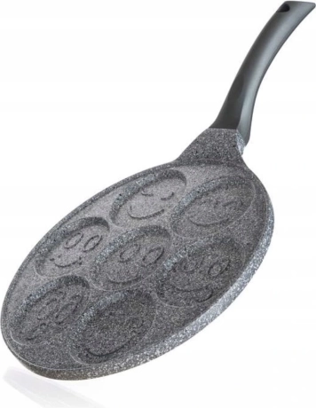 Patelnia do placuszków 26 cm BANQUET Granite Gray Smile