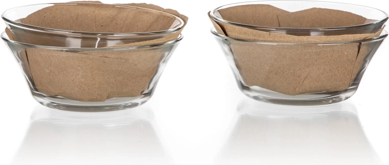 Sztaplowany stożkowy kształt oszczędza miejsce