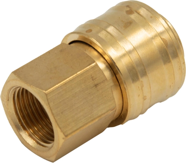 Szybkozłączka z gwintem wewnętrznym 1/4" z mosiądzu