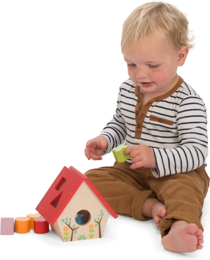 Drewniany domek-sorter dla ptaszków Le Toy Van
