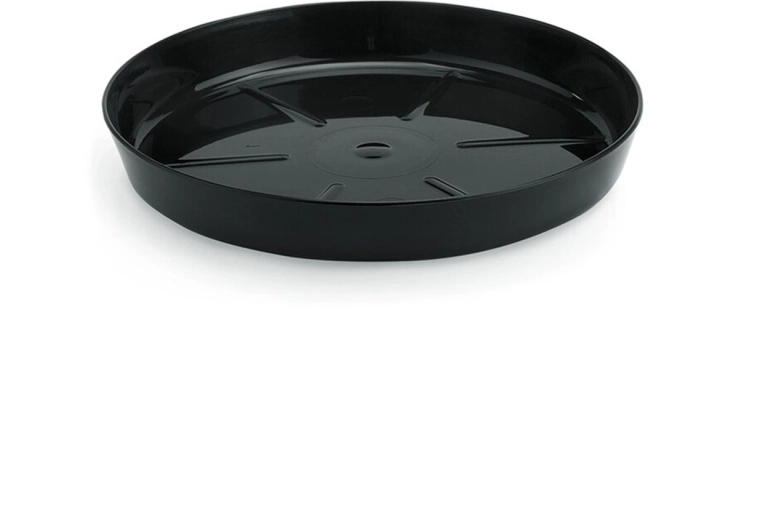 Podstawka pod doniczkę Lamela czarna 12,6 cm
