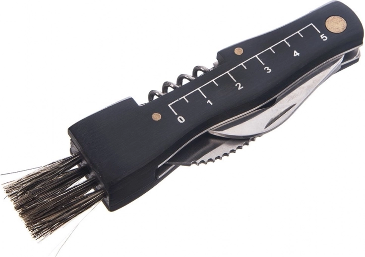 Wielofunkcyjne, kieszonkowe wykonanie z korkociągiem