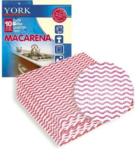 Ściereczki z mikrofibry 35 × 35 cm, mix kolorów, 10 szt.