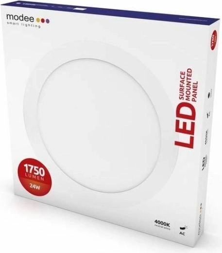 Modee panel LED okrągły 24 W neutralna biel